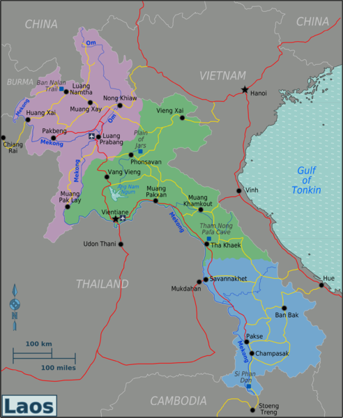 Fichier:Laos Regions Map.png